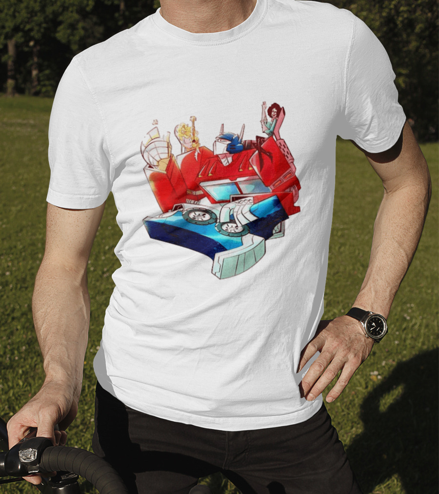 Dolly Parton Tim Curry Peter Cullen Optimus Prime T-Shirt