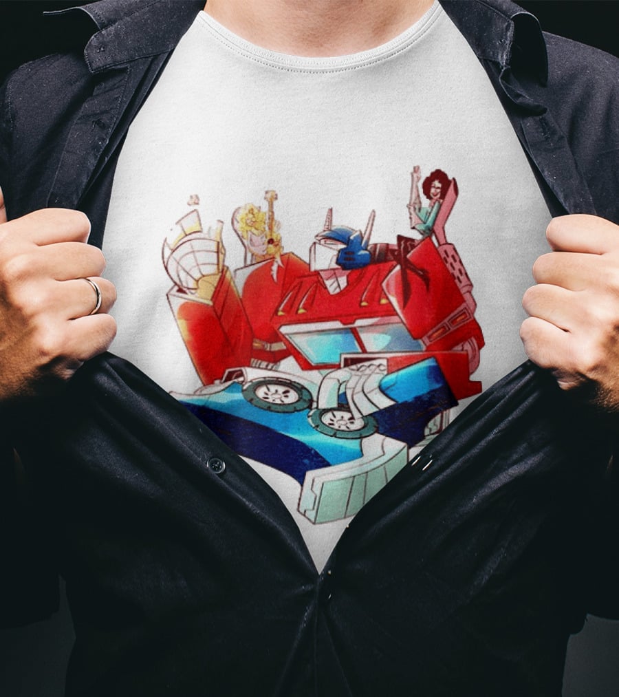 Dolly Parton Tim Curry Peter Cullen Optimus Prime T-Shirt