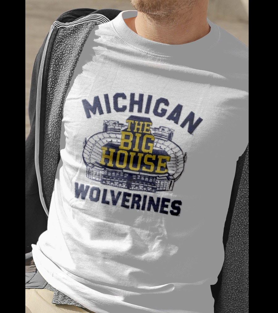 Michigan Wolverines The Big House Stadium T-Shirt