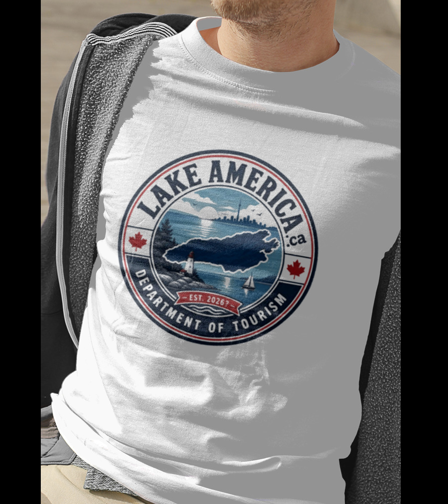 Lake America Department Of Tourism Scenic Adventure Est 2026 T-Shirt