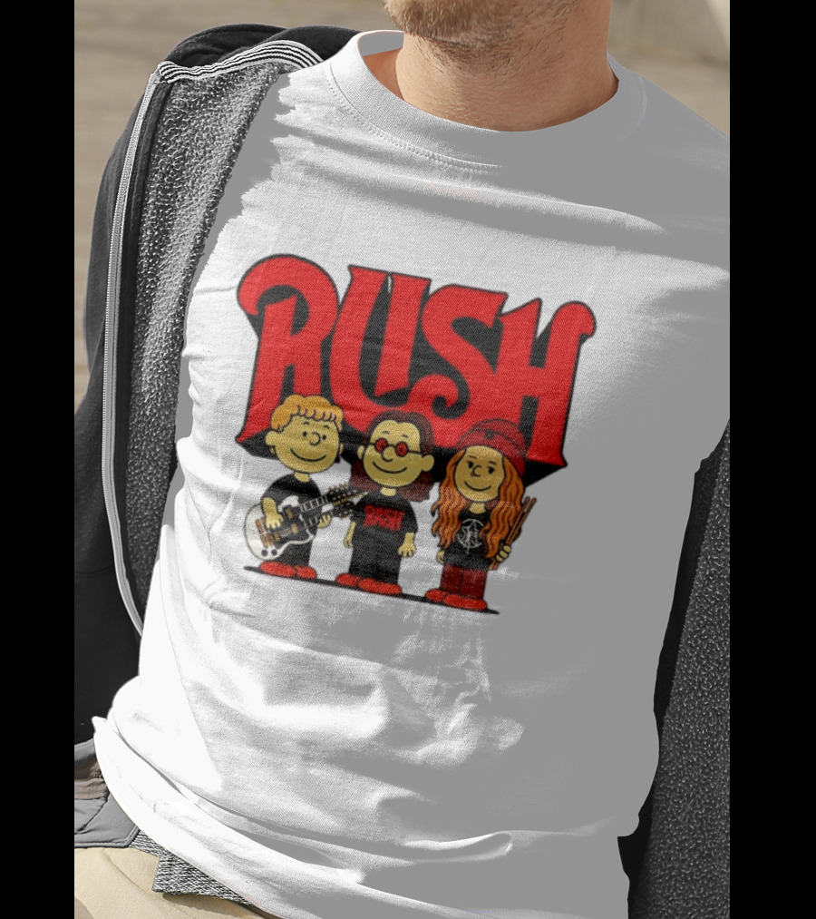 RUSH Band With Anika Nilles Classic Cartoon Characters T-Shirt