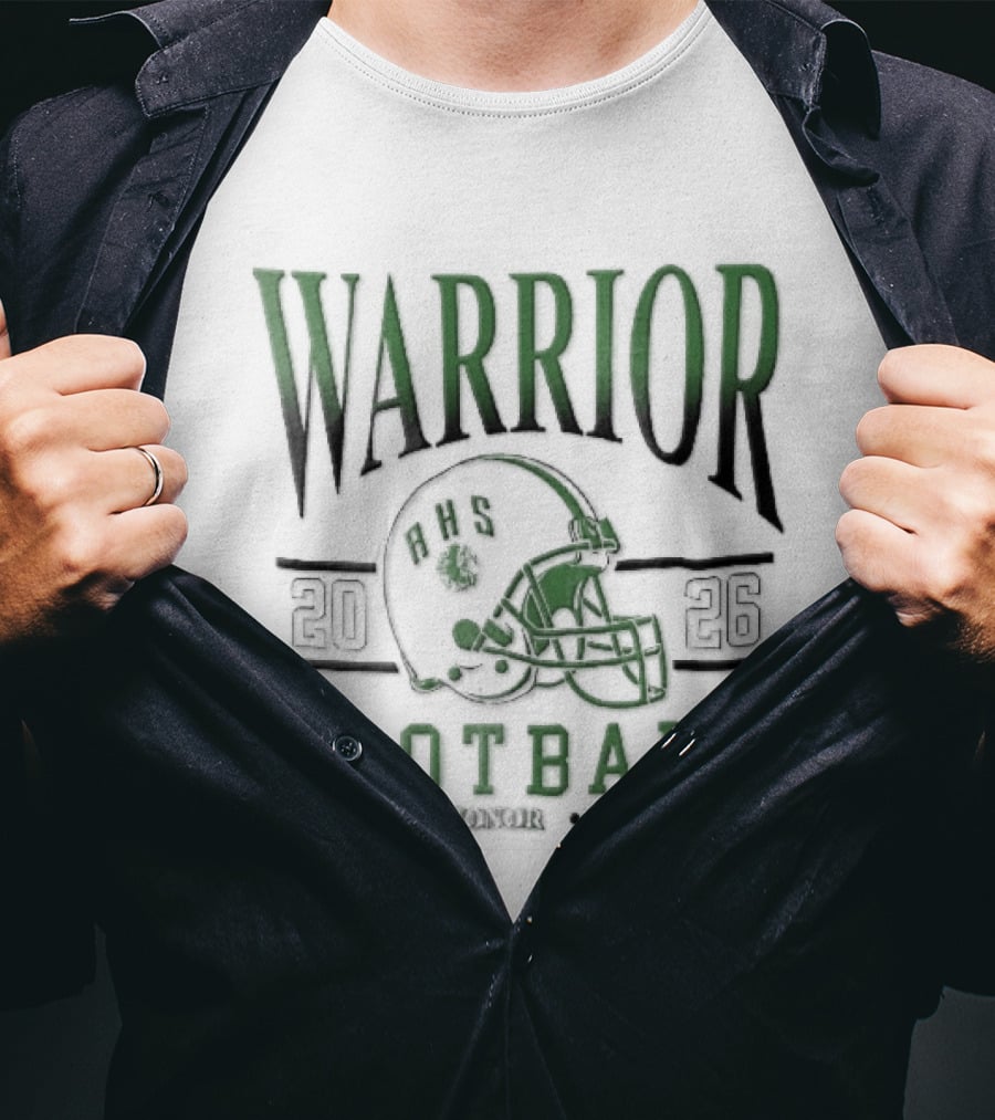 Warrior 2026 Football Family Honor Tradition Helmet Facemask T-Shirt