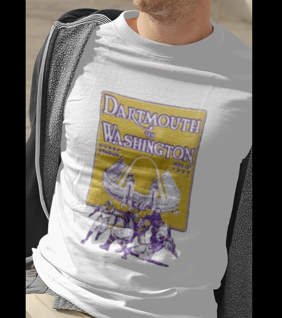 Dartmouth Vs Washington Husky Stadium Nov 27 1920 Football Players T-Shirt
