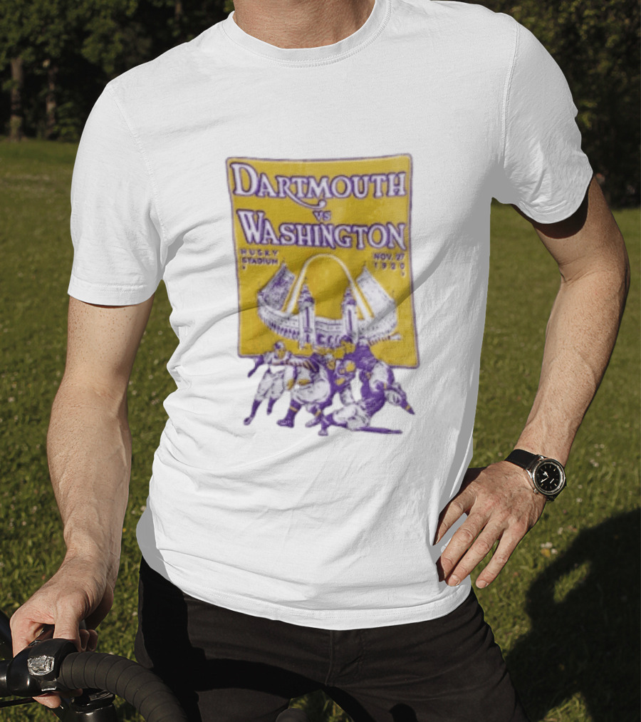 Dartmouth Vs Washington Husky Stadium Nov 27 1920 Football Players T-Shirt