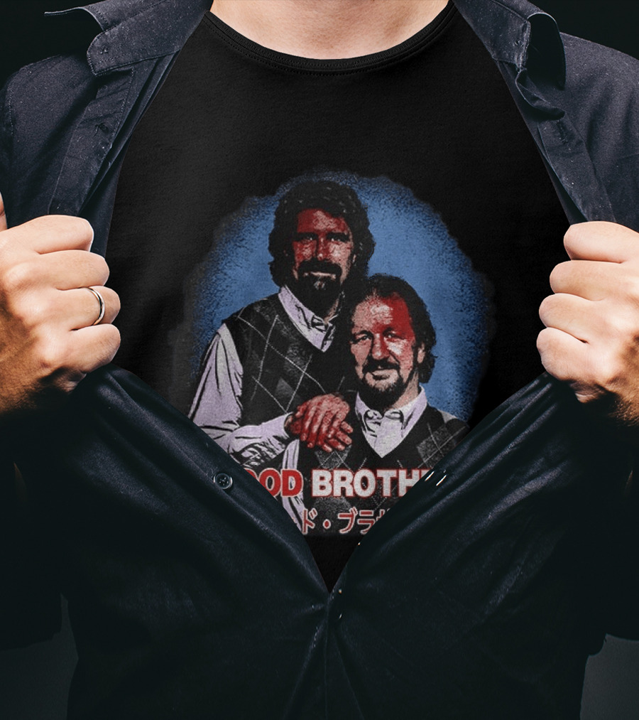 Mick Foley Terry Funk Blood Brothers T-Shirt