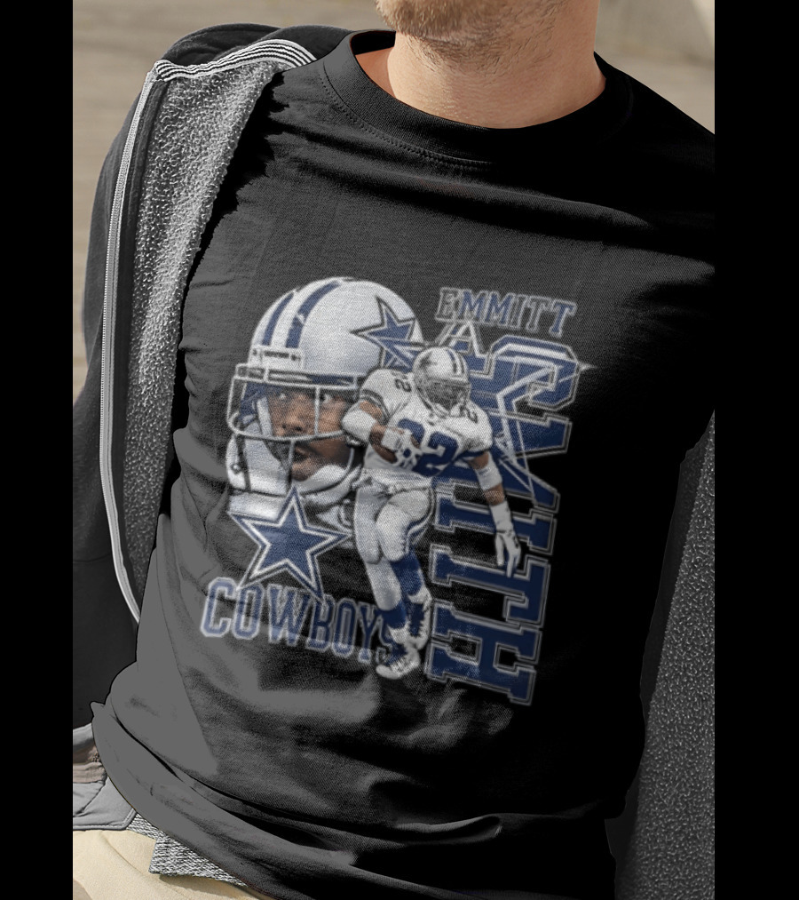Cowboys Emmitt Smith 22 Iconic Football Legend T-Shirt