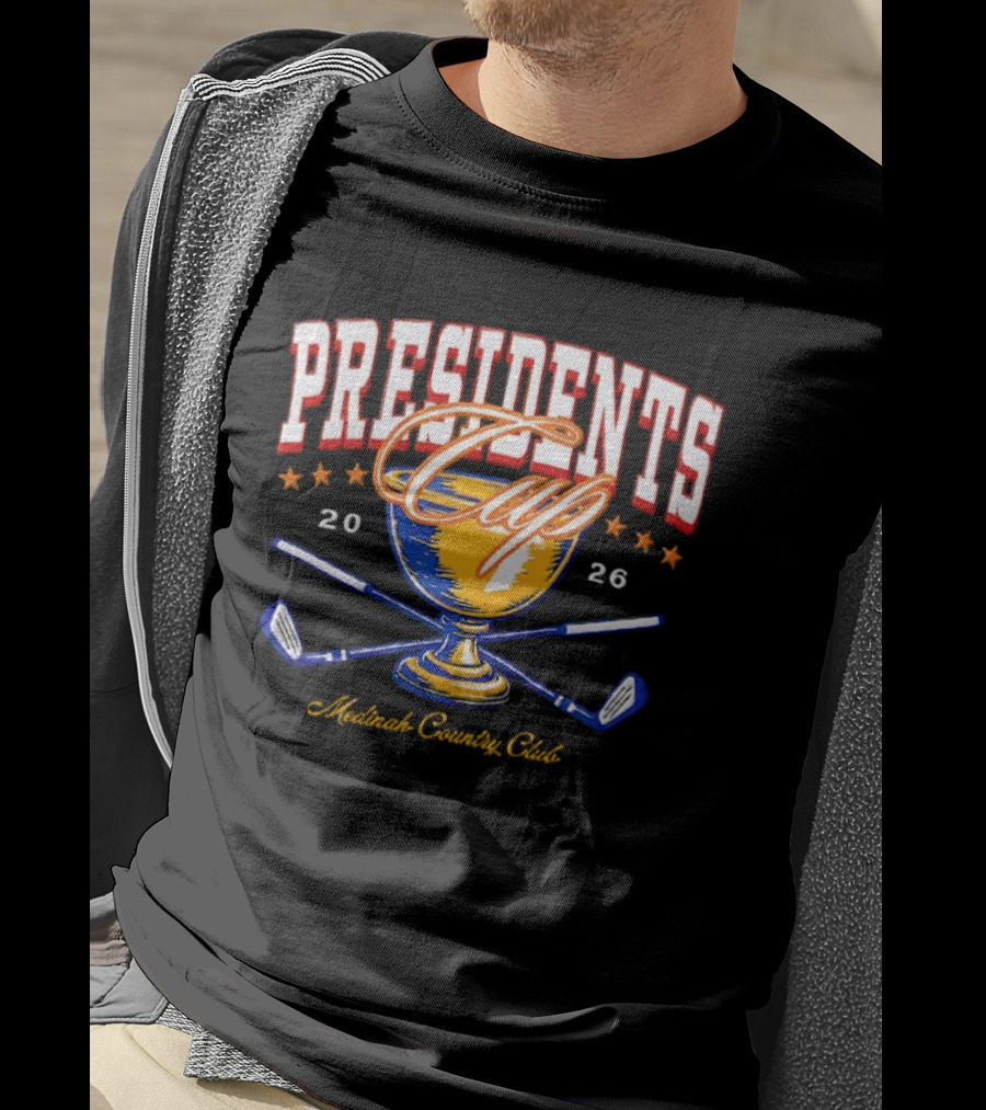 Presidents Cup 2026 Medinah Country Club Golf Trophy T-Shirt