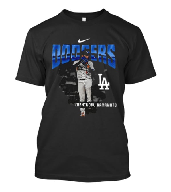Yoshinobu Yamamoto Los Angeles Dodgers Nike LA Baseball T-Shirt