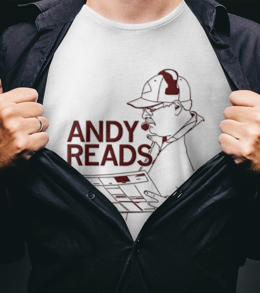 Andy Reads Kansas City Chiefs Coach Andy Reid T-Shirt