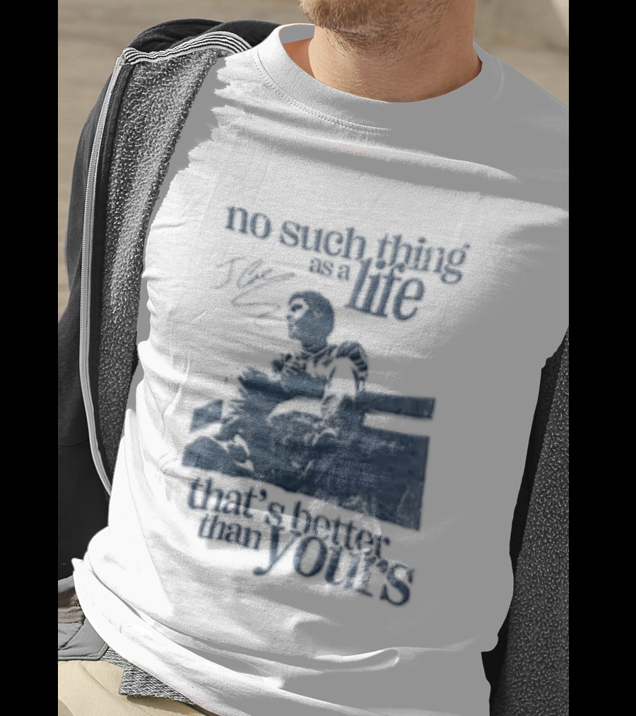 No Such Thing As A Life That's Better Than Yours J Cole Sitting On Roof T-Shirt