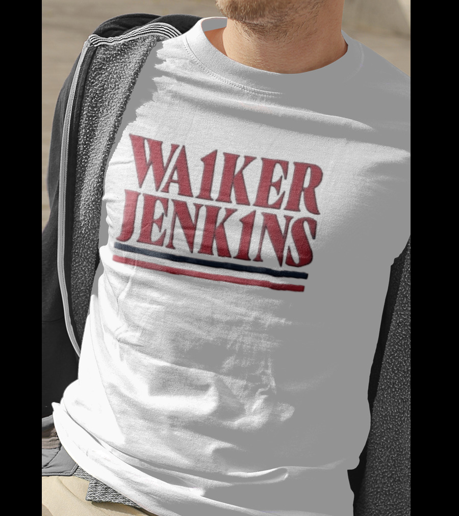 Walker Jenkins WA1KER JENK1NS Red Navy Blue Stripes T-Shirt