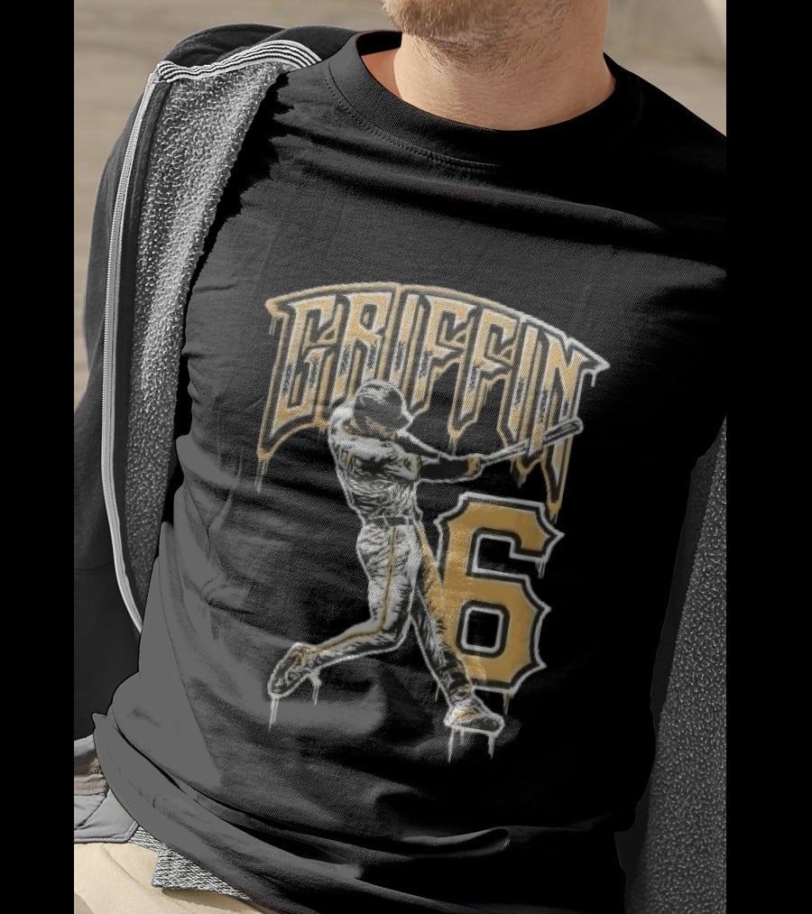 Konnor Griffin 6 Pittsburgh Pirates 2026 City Connect Baseball Player T-Shirt