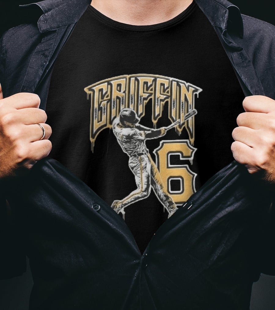 Konnor Griffin 6 Pittsburgh Pirates 2026 City Connect Baseball Player T-Shirt