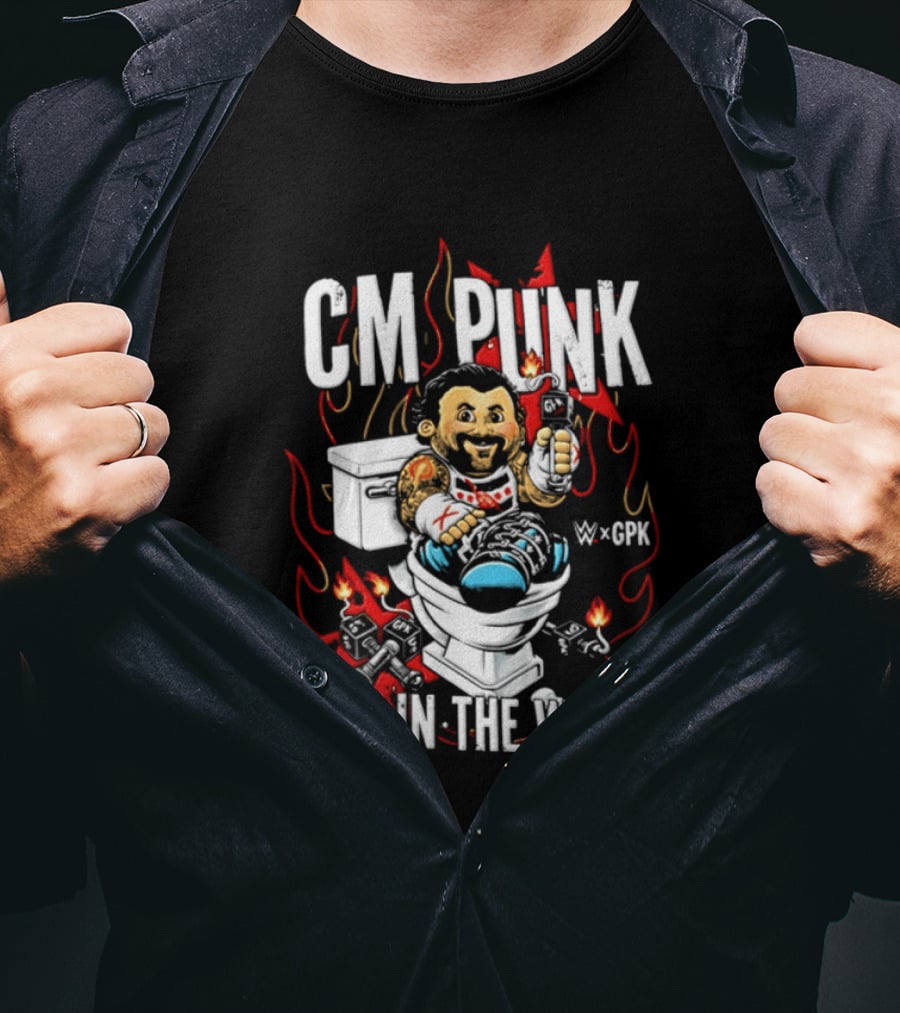 CM Punk Best In The World Garbage Pail Kids CPK T-Shirt