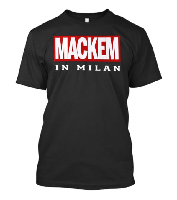 Mackem In Milan Red And White T-Shirt