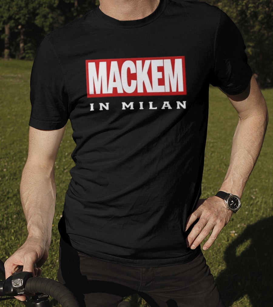 Mackem In Milan Red And White T-Shirt