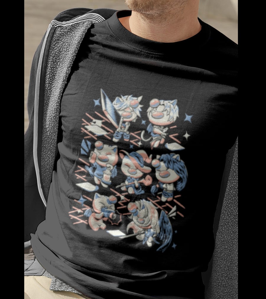 Final Fantasy Cosplay Contest Kupo Mog Moogle Characters T-Shirt