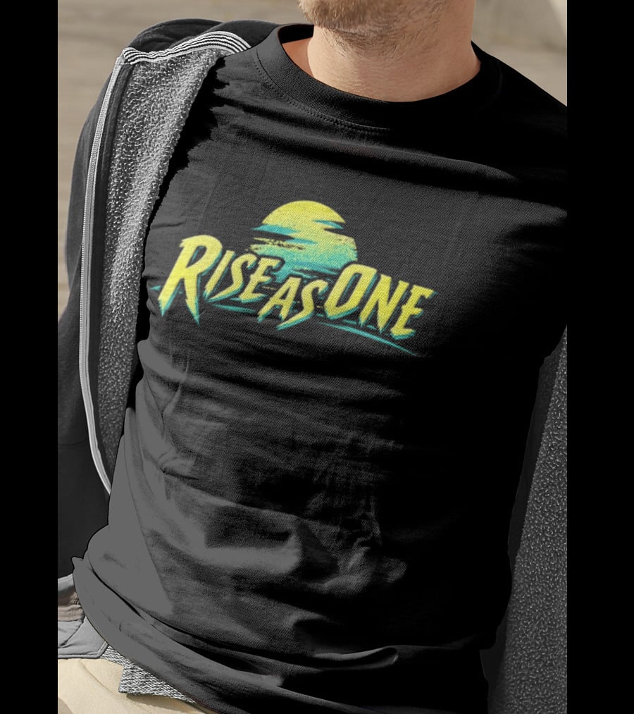 Nicholas Daley Carhartt WIP Rise As One Sun Wave Yellow Neon T-Shirt