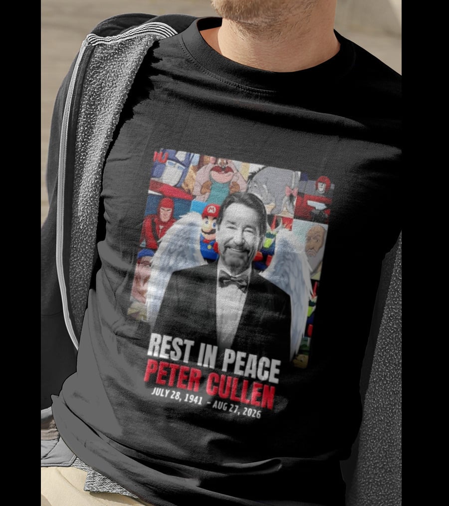 Rest In Peace Peter Cullen 1941 2026 Optimus Prime Mario Eeyore Memorial T-Shirt