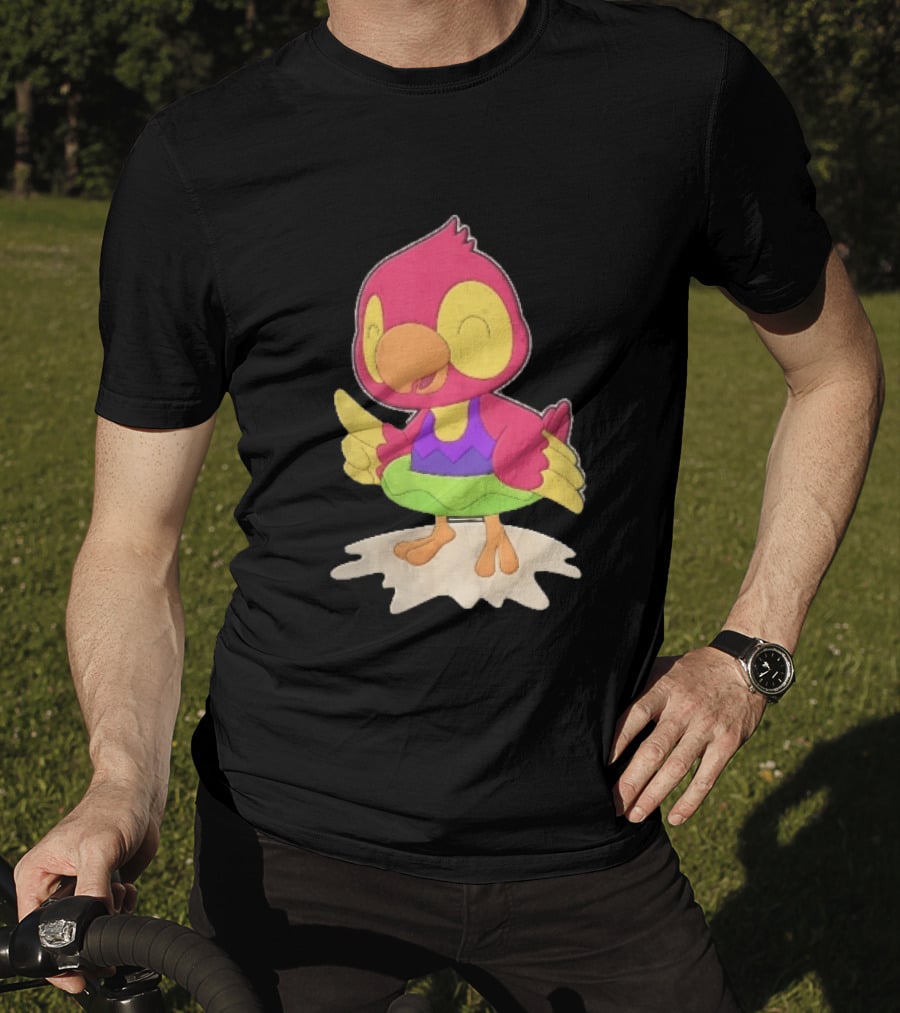 Parrot Inflatable Float Summer Fun Bird T-Shirt