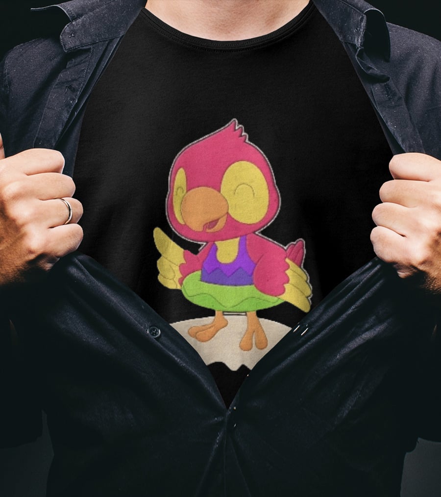 Parrot Inflatable Float Summer Fun Bird T-Shirt