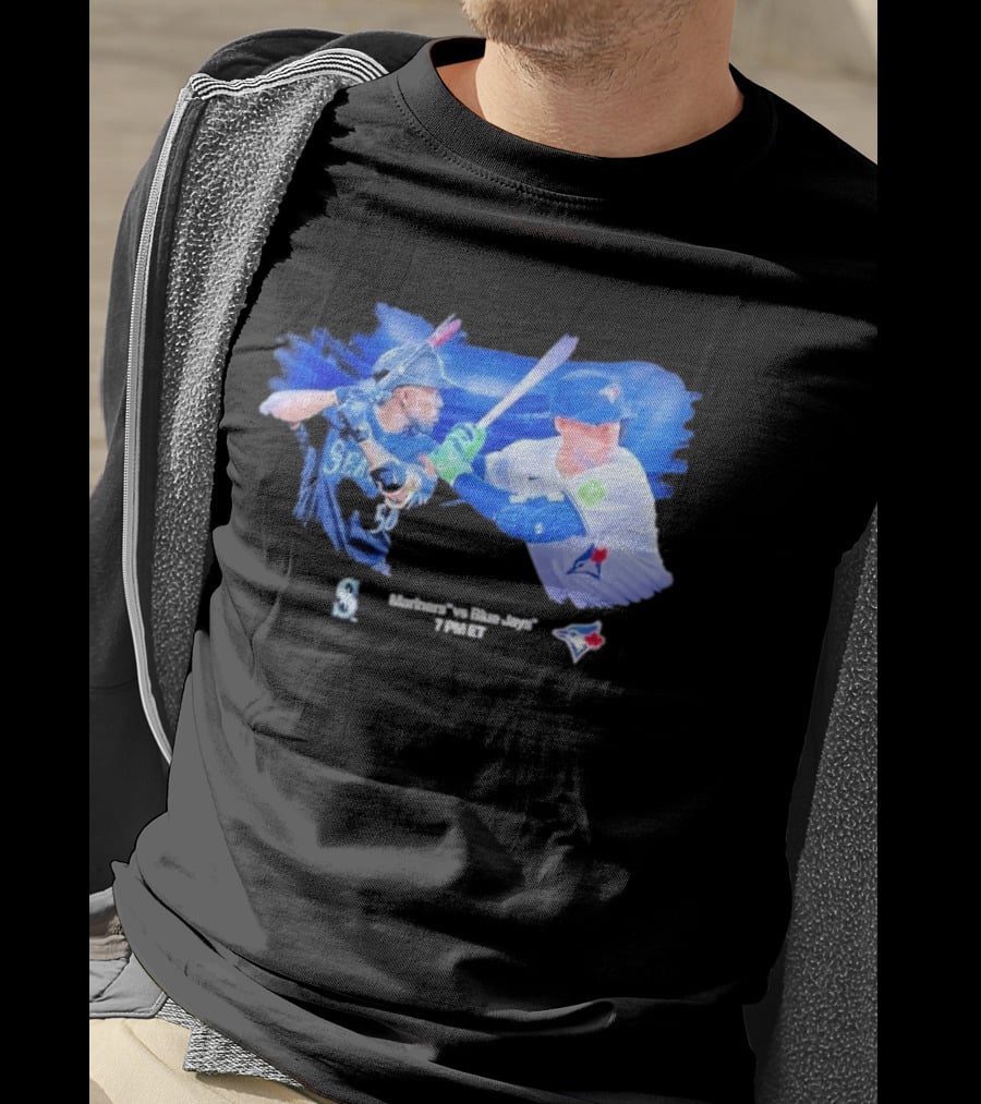 Seattle Mariners Vs Toronto Blue Jays Baseball Showdown Journey T-Shirt