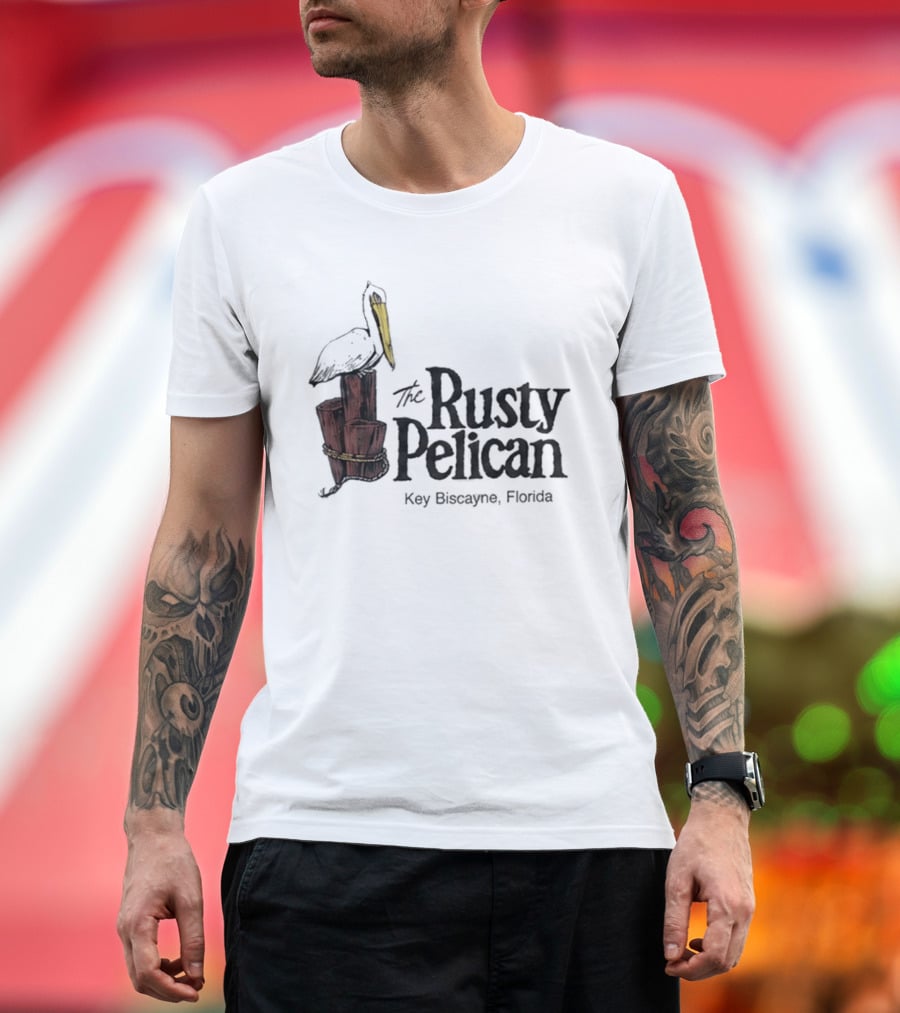 The Rusty Pelican Key Biscayne Florida Cody John T-Shirt
