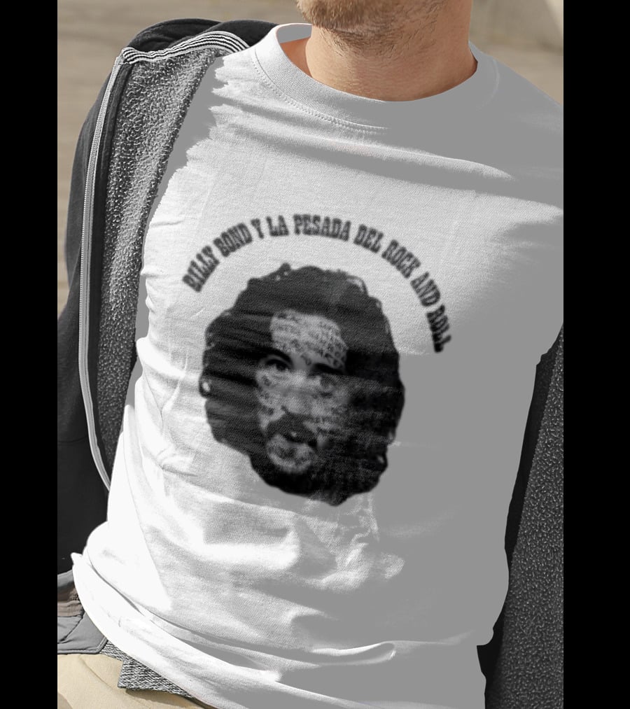 Billy Bond Y La Pesada Del Rock And Roll Monochrome Face Giuliano Canterini T-Shirt