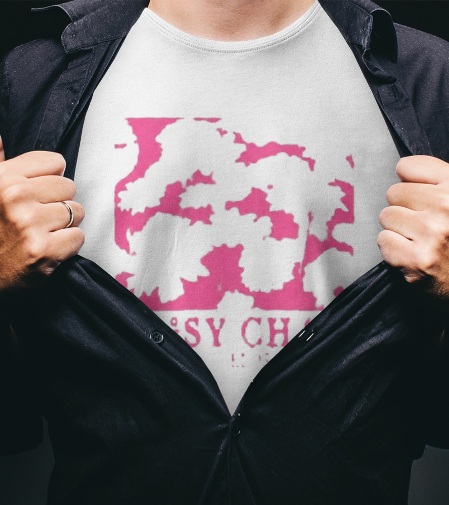 Olivia Rodrigo Daisy Chain Pink Distressed T-Shirt