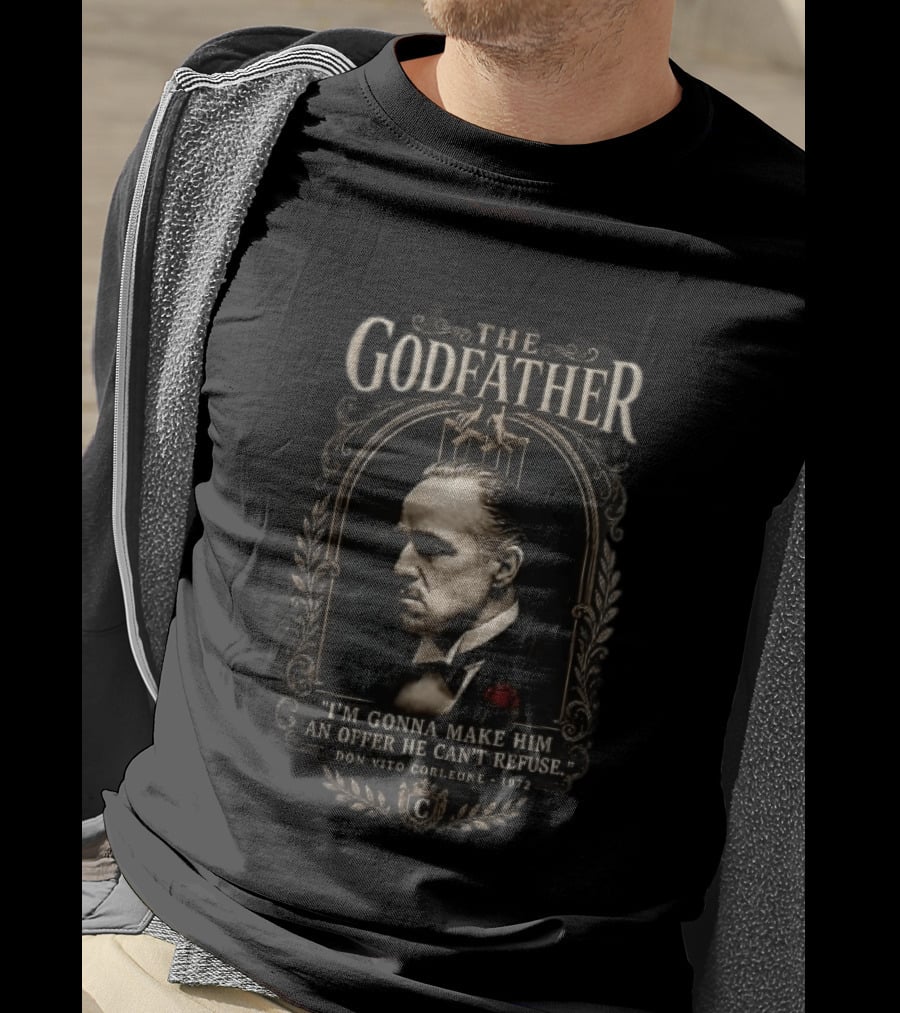 The Godfather I'm Gonna Make Him An Offer He Can't Refuse Don Vito Corleone 1972 T-Shirt