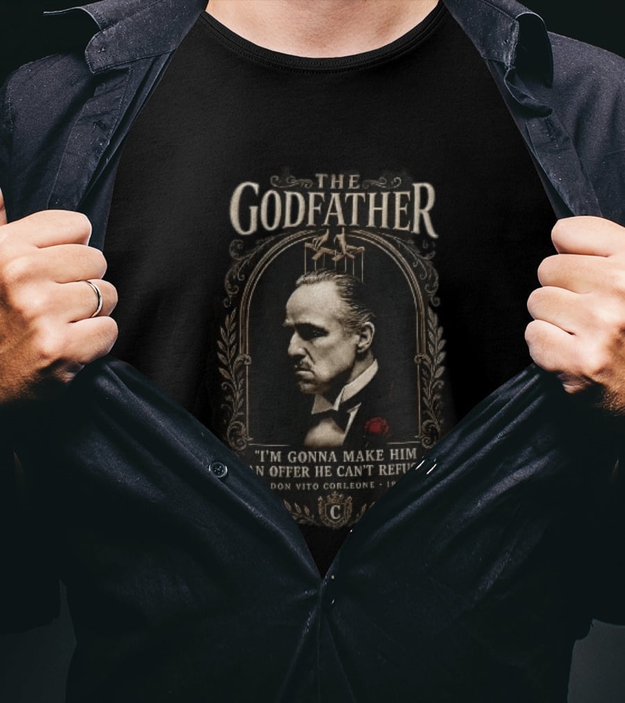 The Godfather I'm Gonna Make Him An Offer He Can't Refuse Don Vito Corleone 1972 T-Shirt