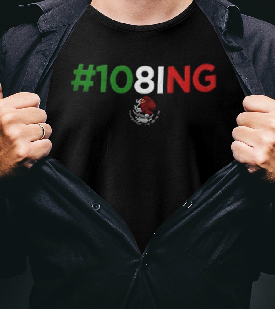 #108ING Mexico Flag T-Shirt