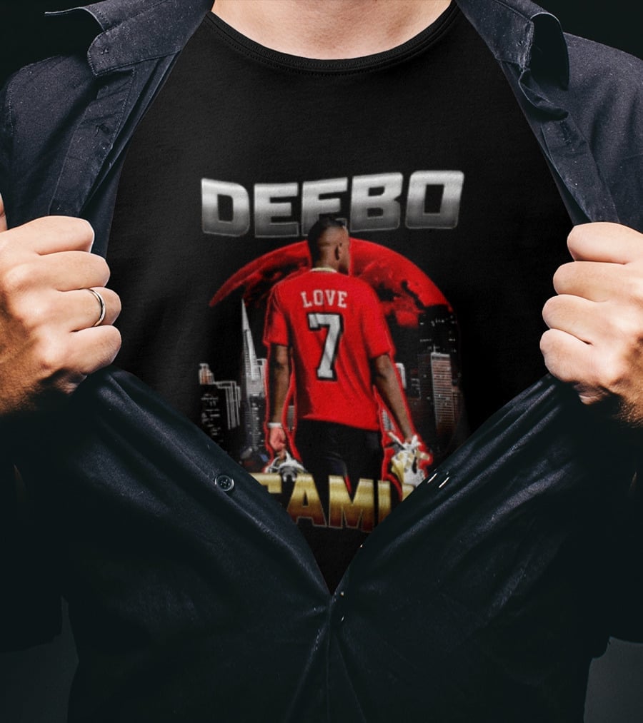 Deebo Samuel Love 7 Red Moon City Skyline Scamuel T-Shirt