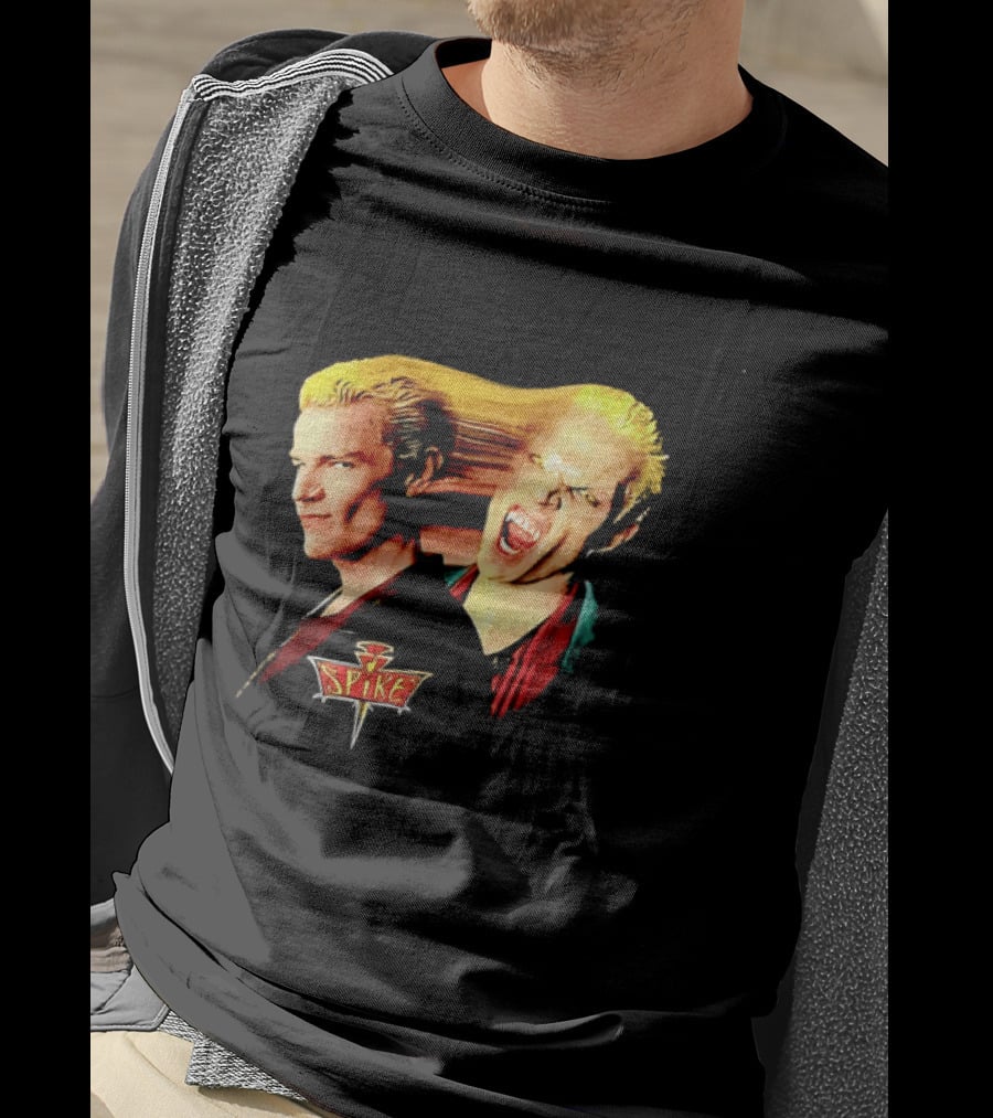 Spike Buffy The Vampire Slayer Movie Iconic Blond Vampire Characterística T-Shirt