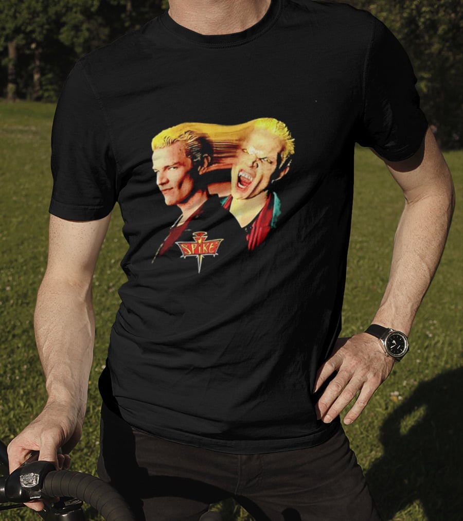 Spike Buffy The Vampire Slayer Movie Iconic Blond Vampire Characterística T-Shirt