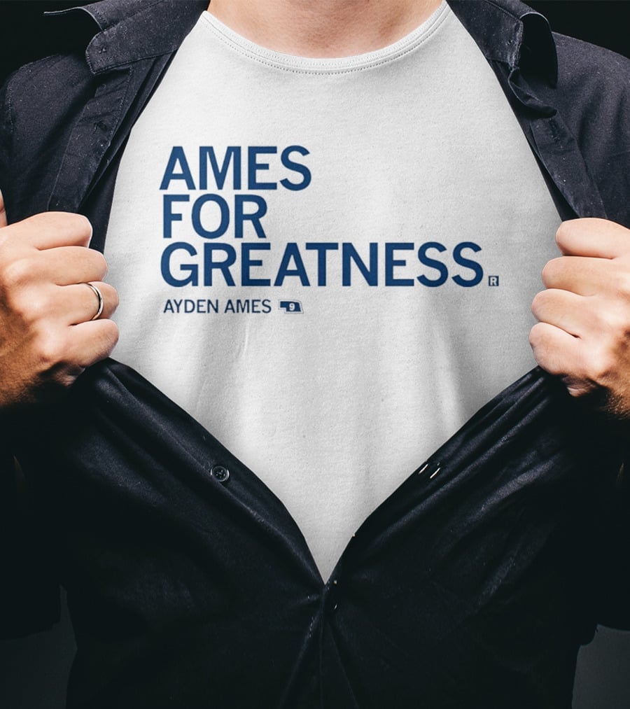Ames For Greatness Ayden Ames Creighton Bluejays Number 9 T-Shirt