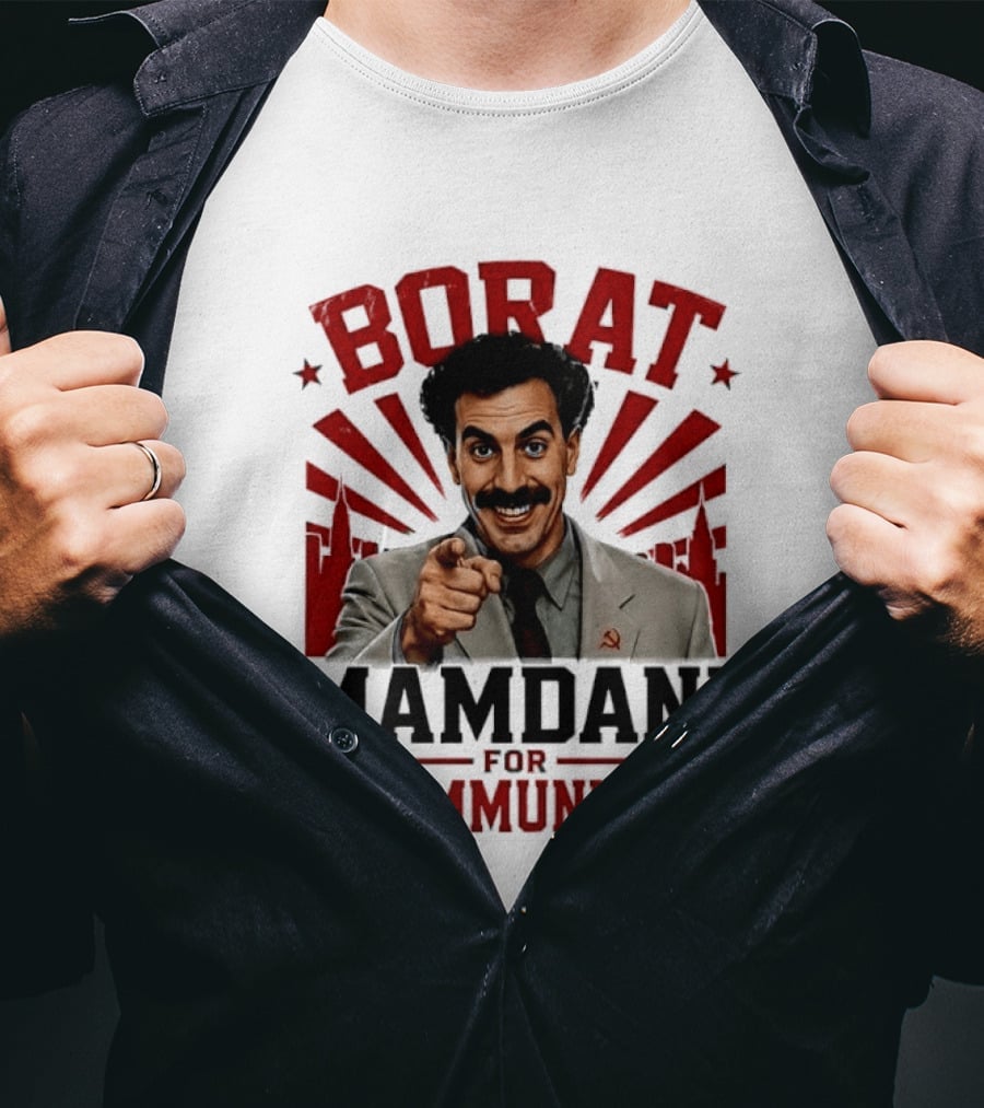 Borat Mamdani For Communism Soviet Style Humor T-Shirt