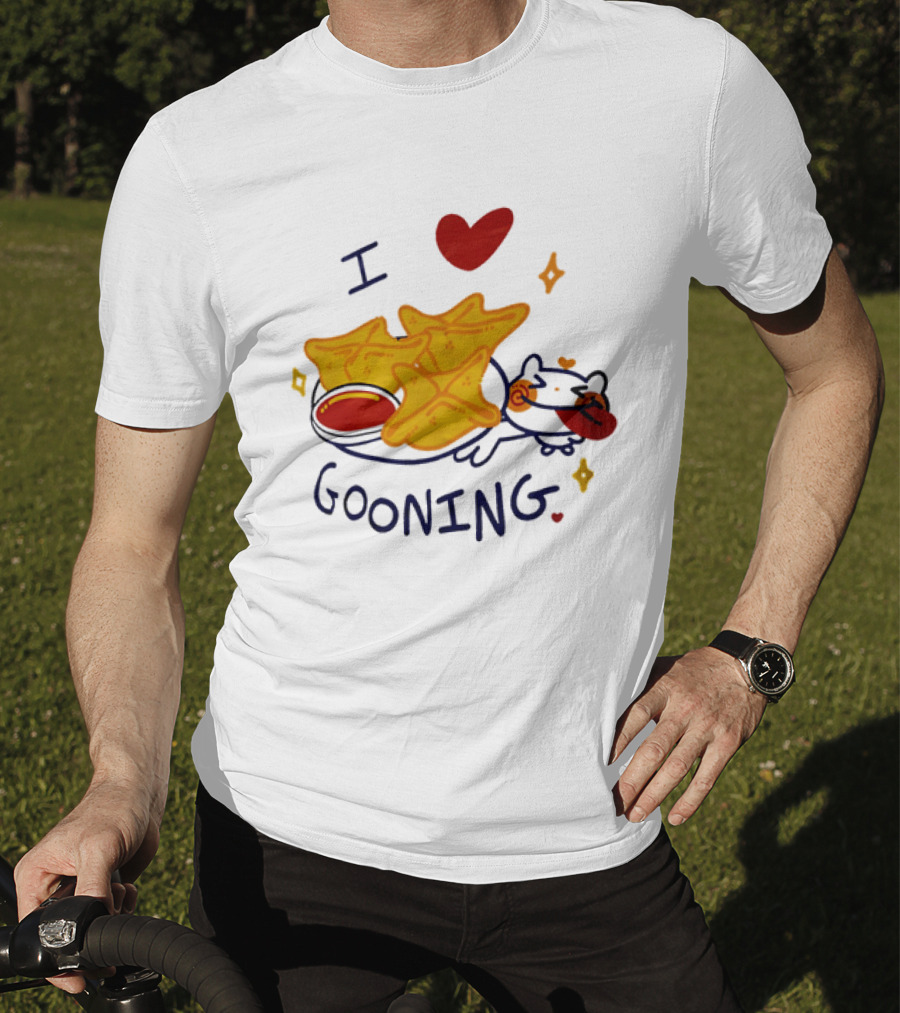 I Love Gooning Nachos Cat Fun T-Shirt