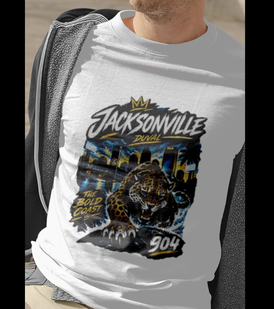 Jacksonville Duval 904 The Bold Coast T-Shirt