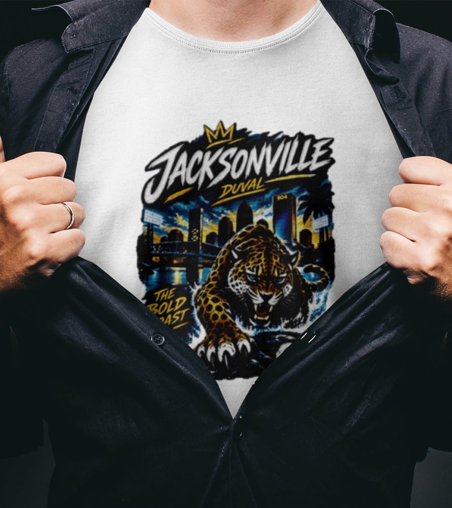 Jacksonville Duval 904 The Bold Coast T-Shirt