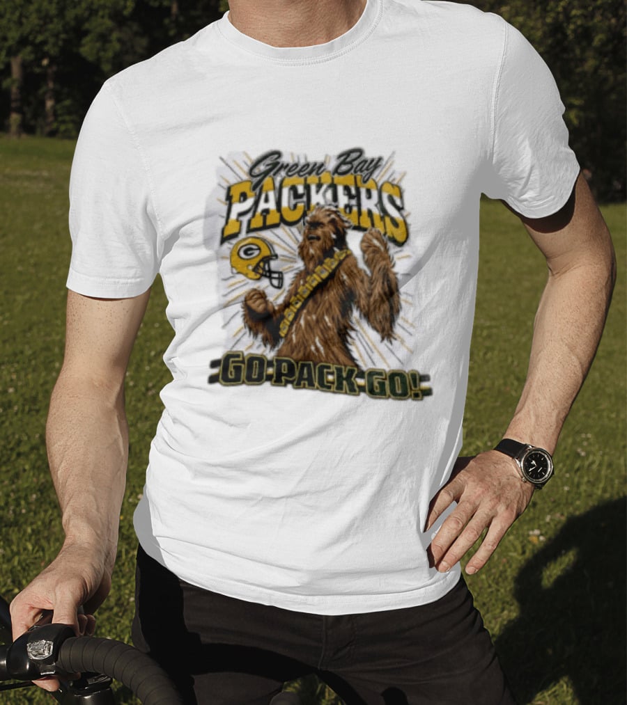 Green Bay Packers Chewbacca Go Pack Go T-Shirt