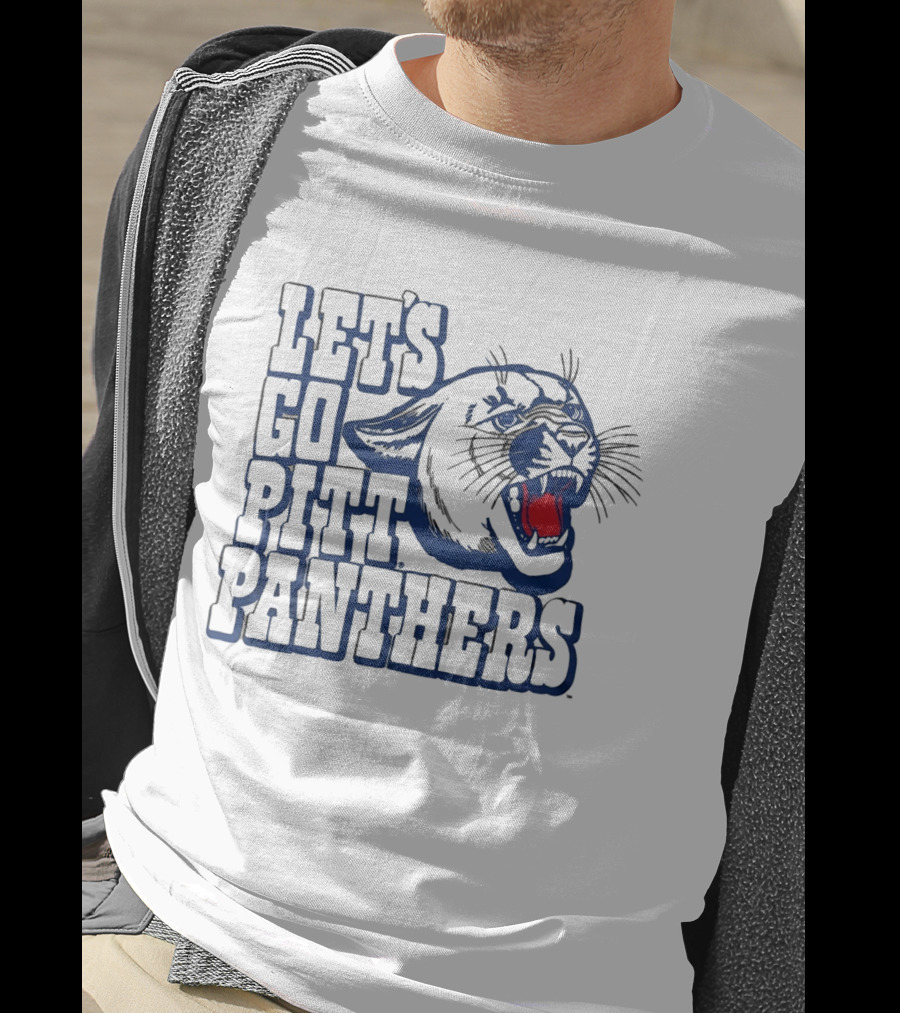 Let's Go Pitt Panthers Roaring Panther T-Shirt