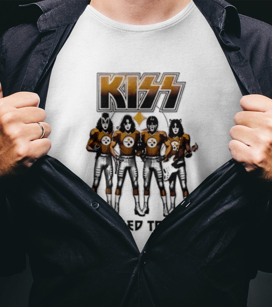 Pittsburgh Steelers KISS Dressed To Kill Football Fan Gear T-Shirt