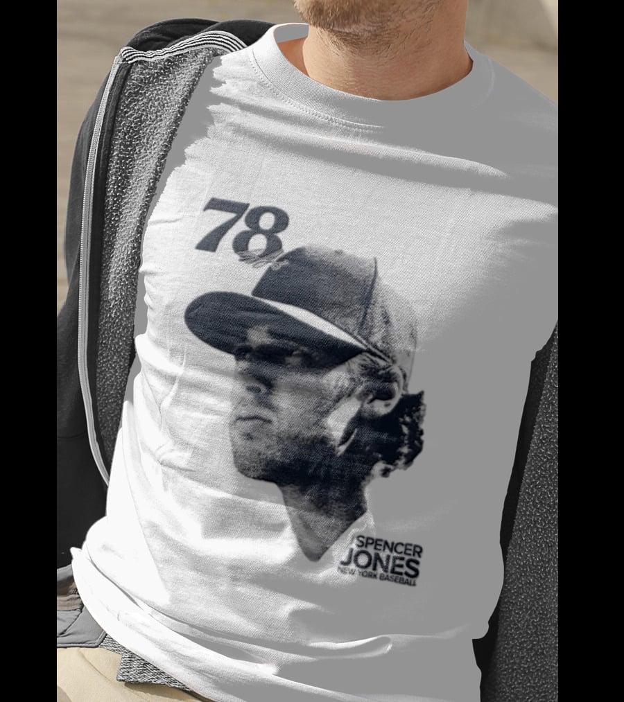 Spencer Jones No 78 New York Yankees MLB Lineage Series T-Shirt