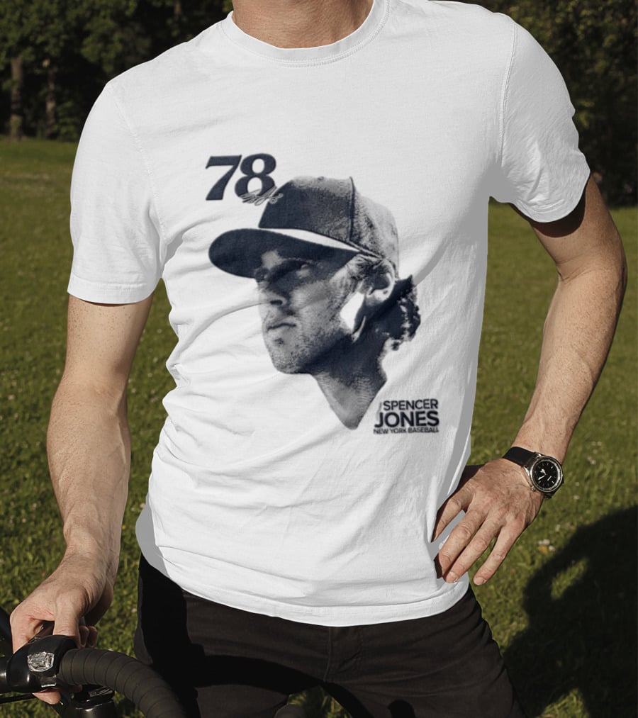 Spencer Jones No 78 New York Yankees MLB Lineage Series T-Shirt