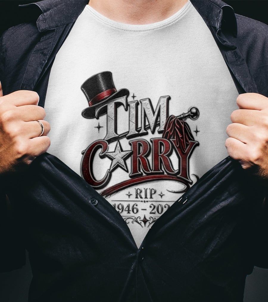 Tim Curry RIP 1946 2026 Top Hat And Cape T-Shirt