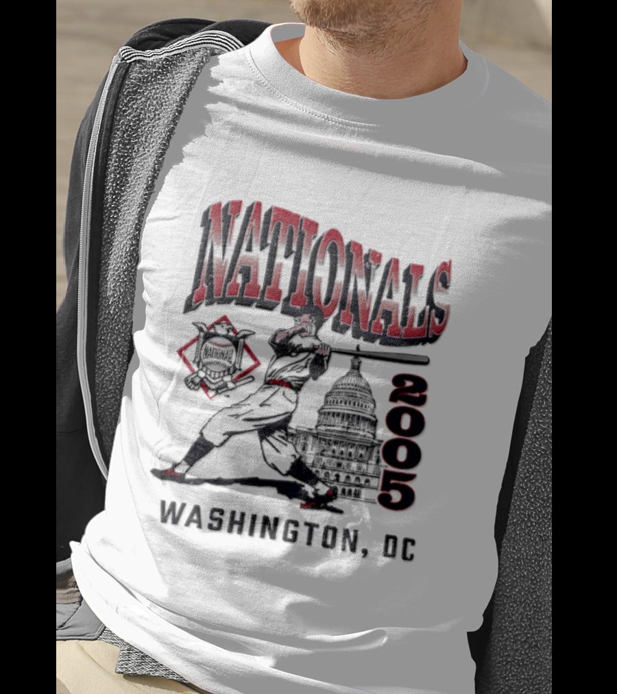 Washington Nationals 2005 Washington DC Baseball T-Shirt
