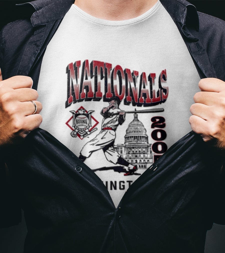 Washington Nationals 2005 Washington DC Baseball T-Shirt