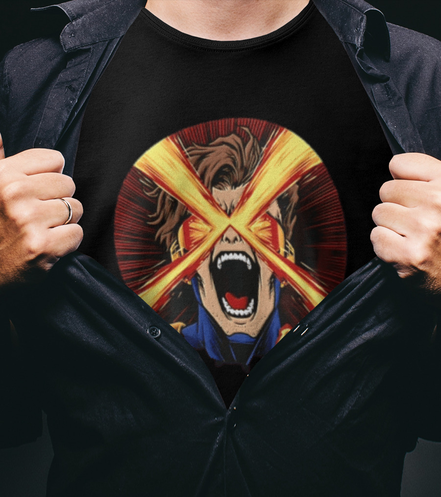 Burn It All Scream Visor Optic Beams T-Shirt