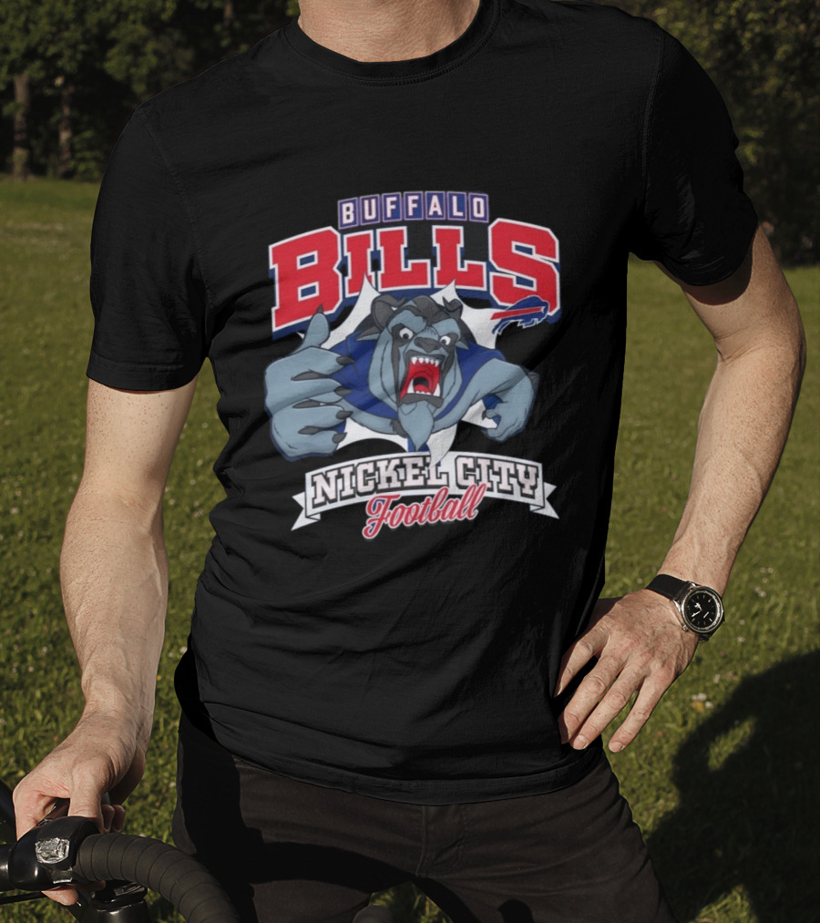 Buffalo Bills Nickel City Football Disney Beast T-Shirt